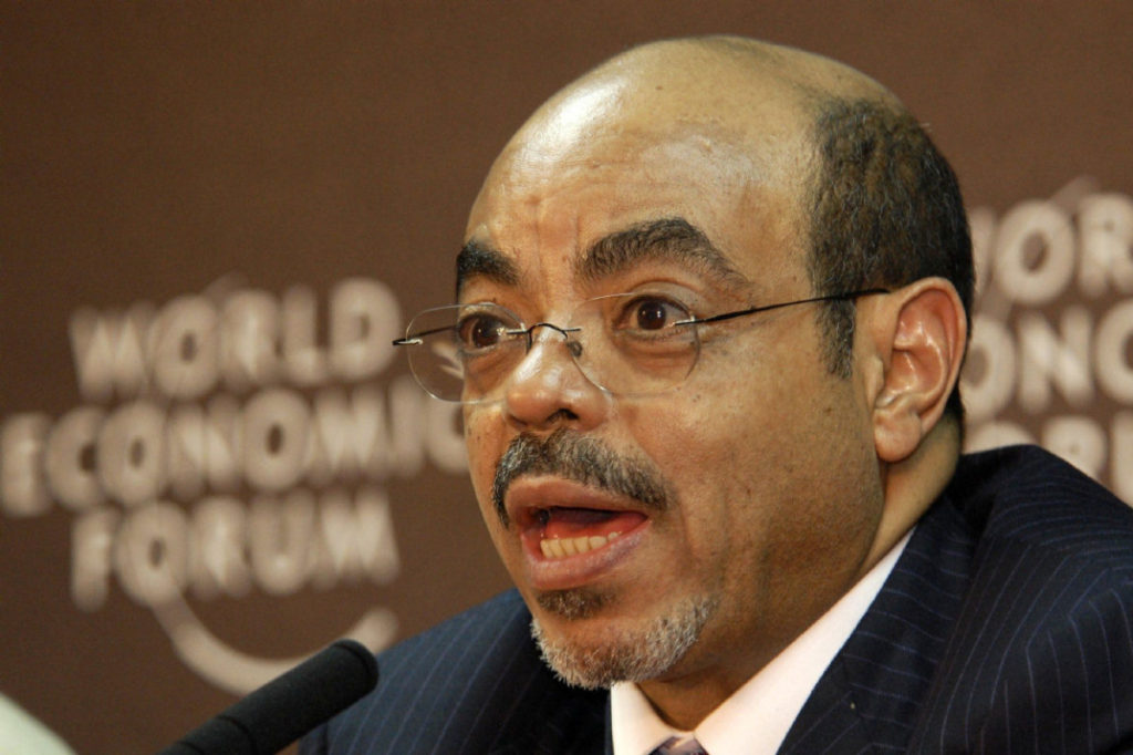 Former Ethiopian Prime Minister Meles Zenawi