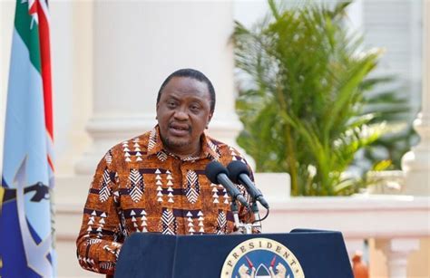 Kenya's President Uhuru Kenyatta