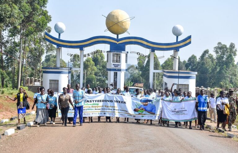 National Launch of World Breastfeeding Week 2025 Rongo University, Migori County
