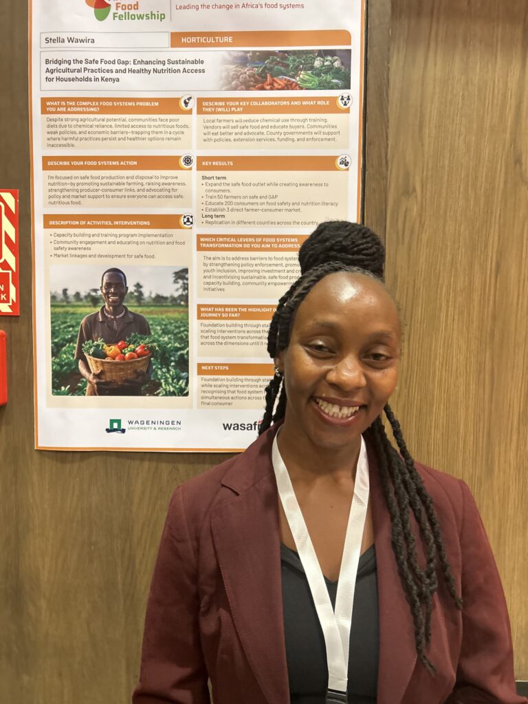 Stella Wawera an agronomist and an African Food Fellow