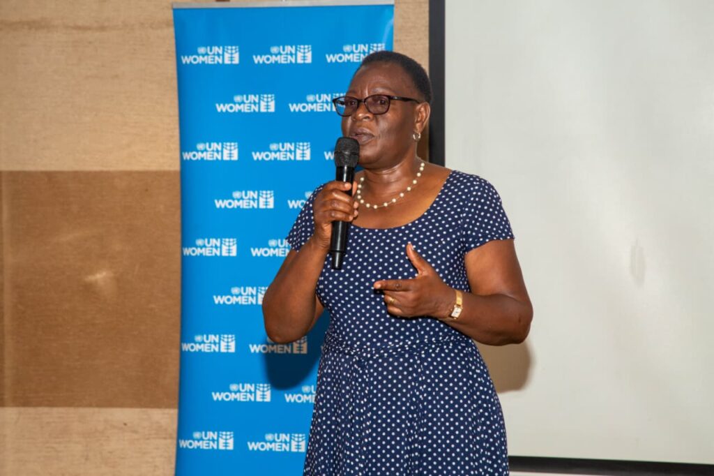 Elizabeth Obanda, UN Women Kenya Team Leader for the Women’s Economic Empowerment Unit Speaking During the Forum