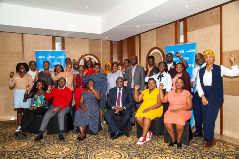 Participants During a Media Breakfast Forum on Unpaid Care and Care Work, in Nairobi