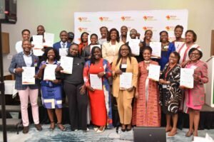 African Food Fellowship cohort 5 fellows during the graduation