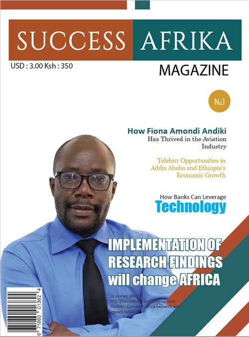 Cover of the December 2021 issue of Success Afrika magazine